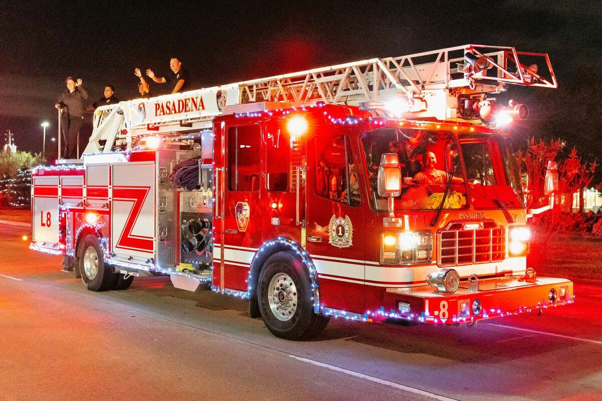 Rolling stock from the Pasadena Volunteer Fire Department always gets a cheer from the crowd at the holiday lighted parade. The deadline for entries in the. Dec. 3 event is Nov. 24.