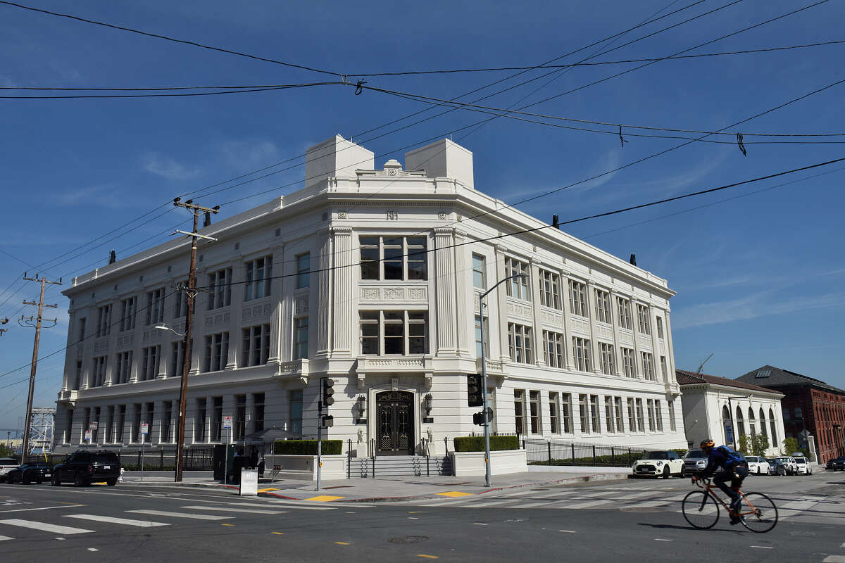 The historic Bethlehem Steel Building in San Francisco's Dogpatch neighborhood. 