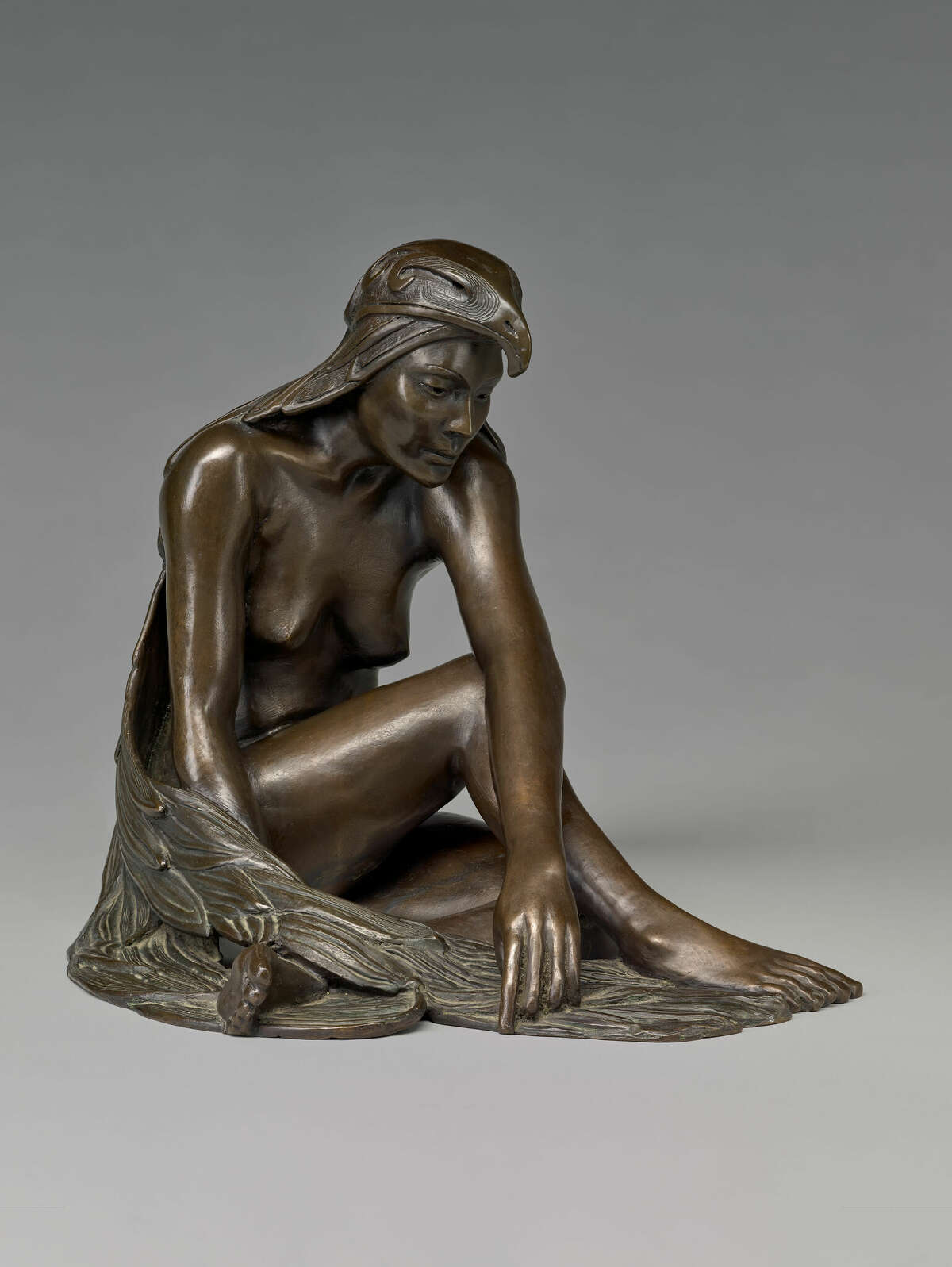 The bronze of Emmanuel Martinez in 1987 "La Malinche" is one of more than 60 works of art included in "Traitor, Survivor, Icon: The Legacy of La Malinche." The exhibition can be seen at the San Antonio Museum of Art.