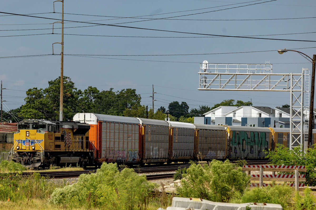 Story photo for Houston could get eight more trains a day after rail merger.