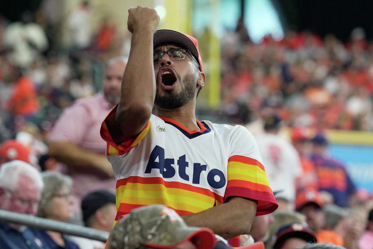 Houston Astros fans appalled by overbearing ad logo on team's