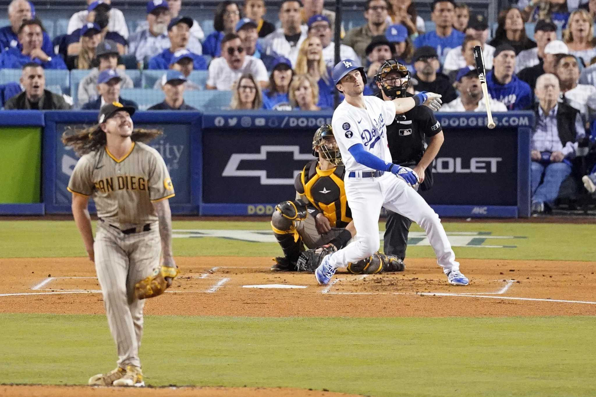 Trea Turner, Dodgers start fast, hold off Padres in NLDS opener