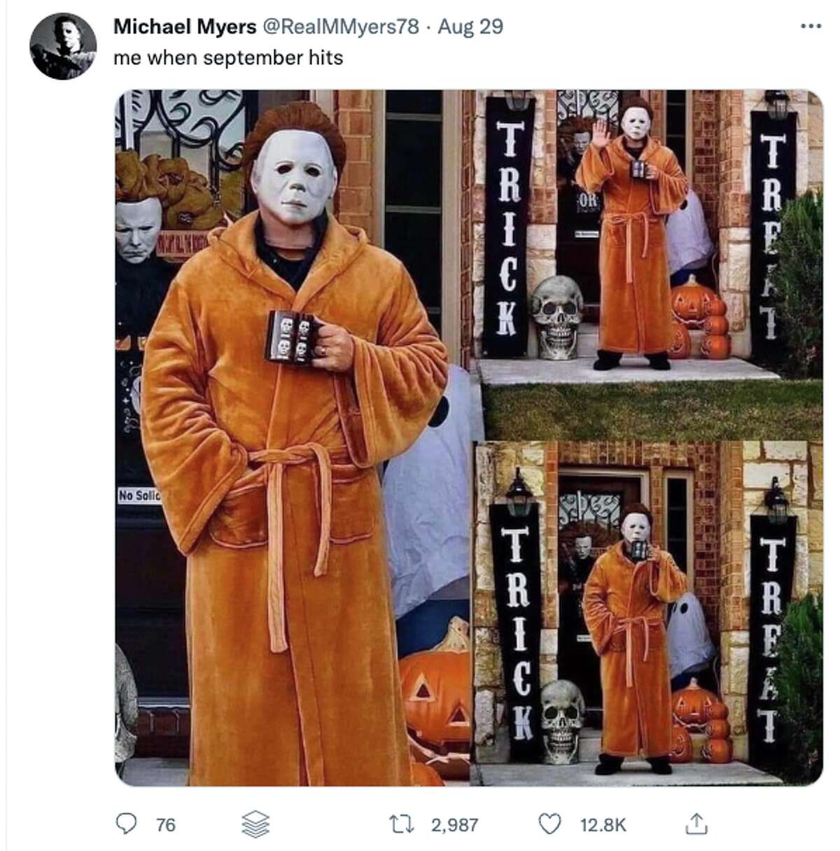Slasher star turned social media star get some laughs from Michael Myers