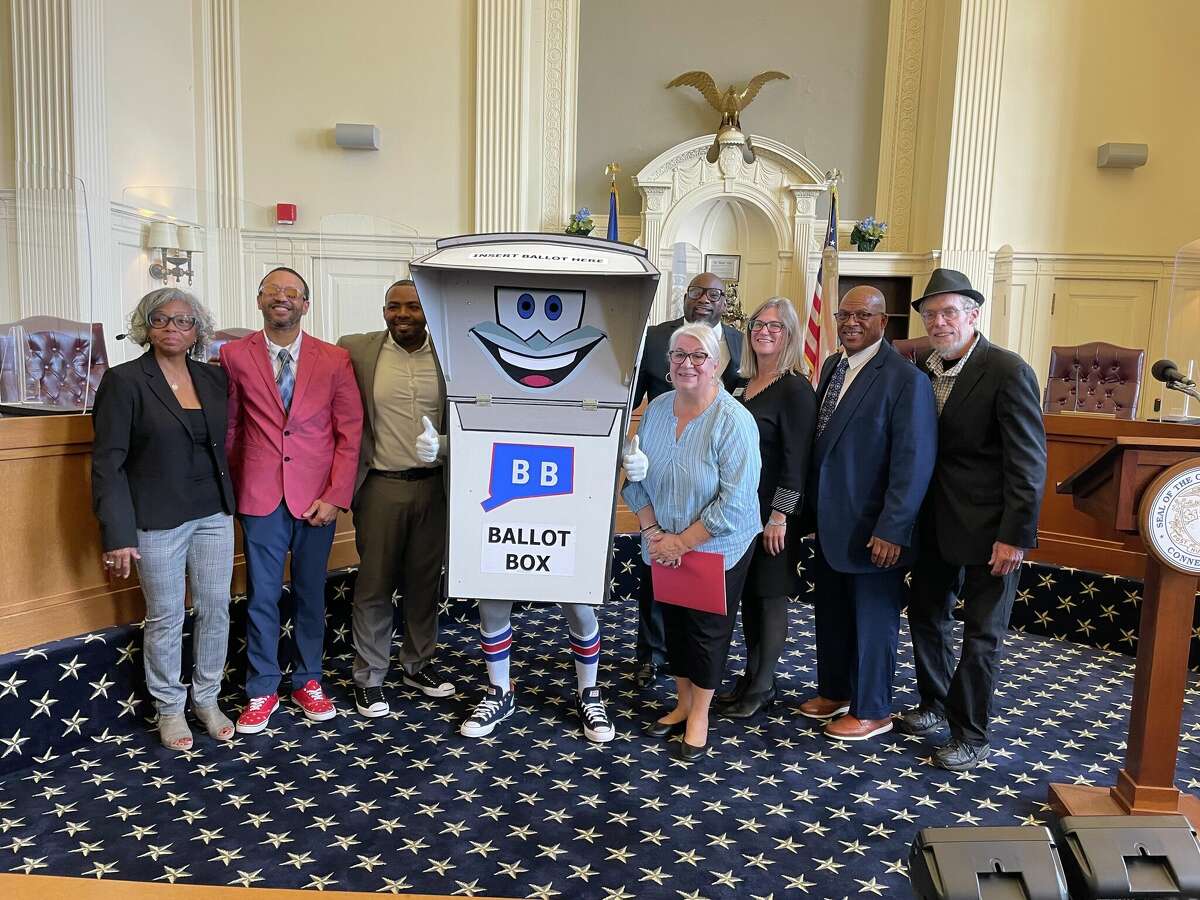 B.B. Is Hartford's Ballot Vox Mascot Encouraging Voter Turnout