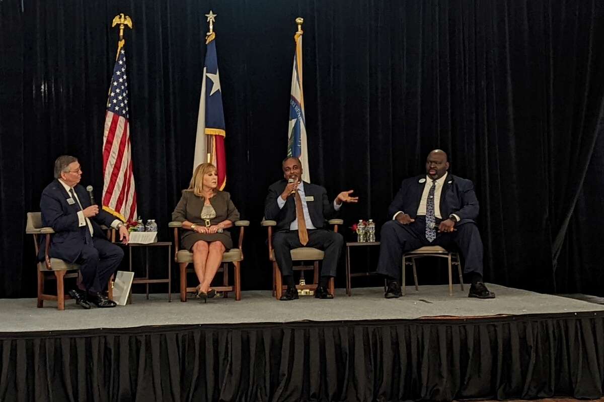 Story photo for Fort Bend superintendents discussed school safety, COVID lessons at the State of Schools.