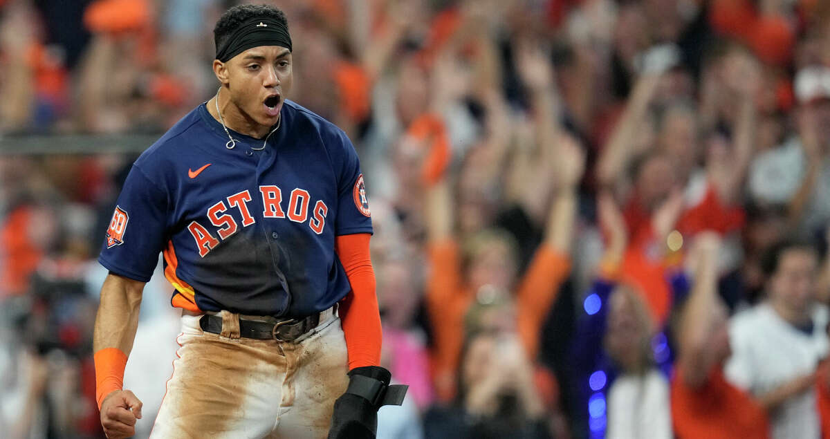 Jeremy Pena 2022 Game-Used Jersey- Worn During First Game at Minute Maid  Park.