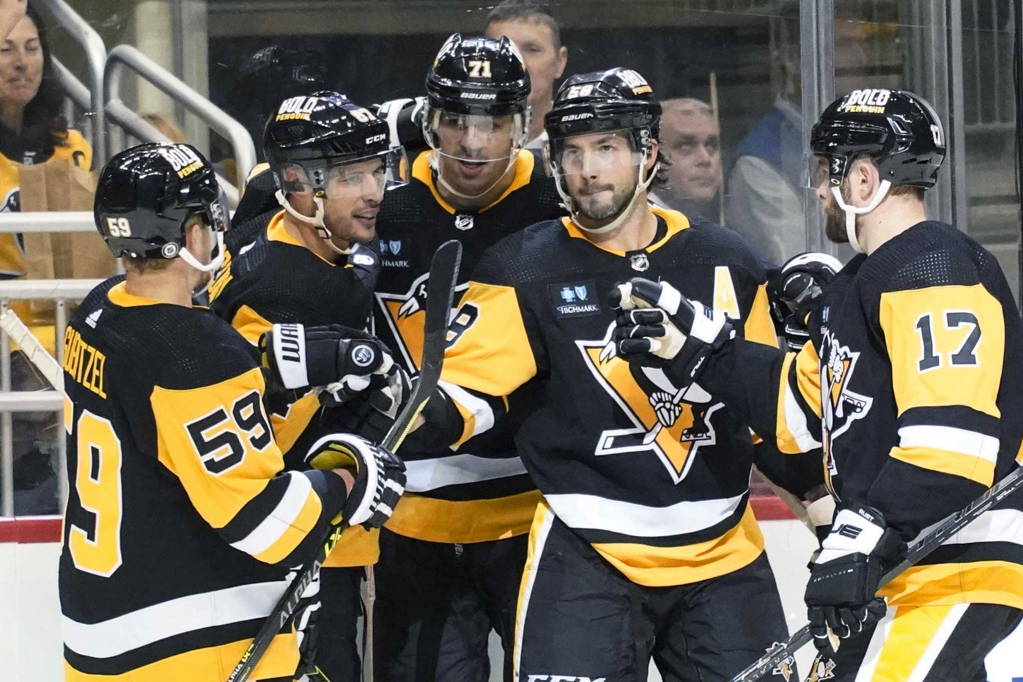 NHL roundup: Penguins rout Coyotes in opener