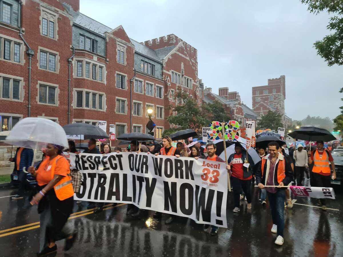 Yale grad workers demand 'neutrality' during unionization process