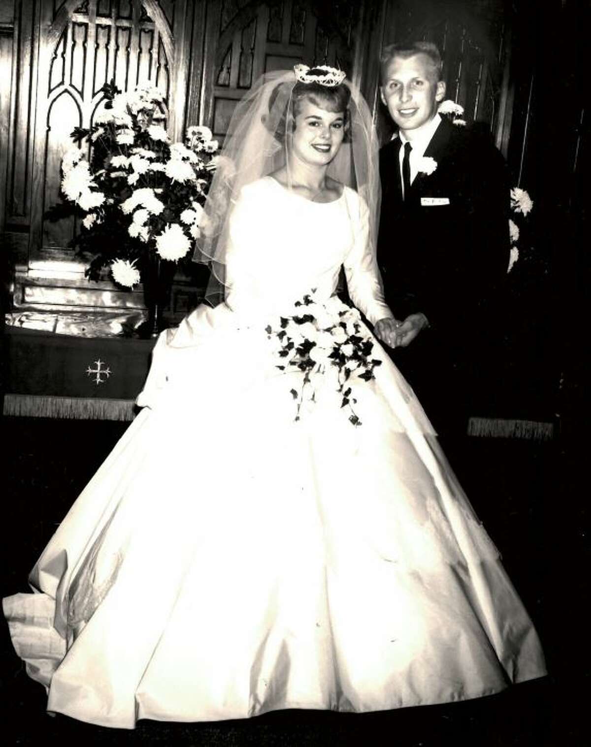 Michael and Barbara Beaber at their wedding