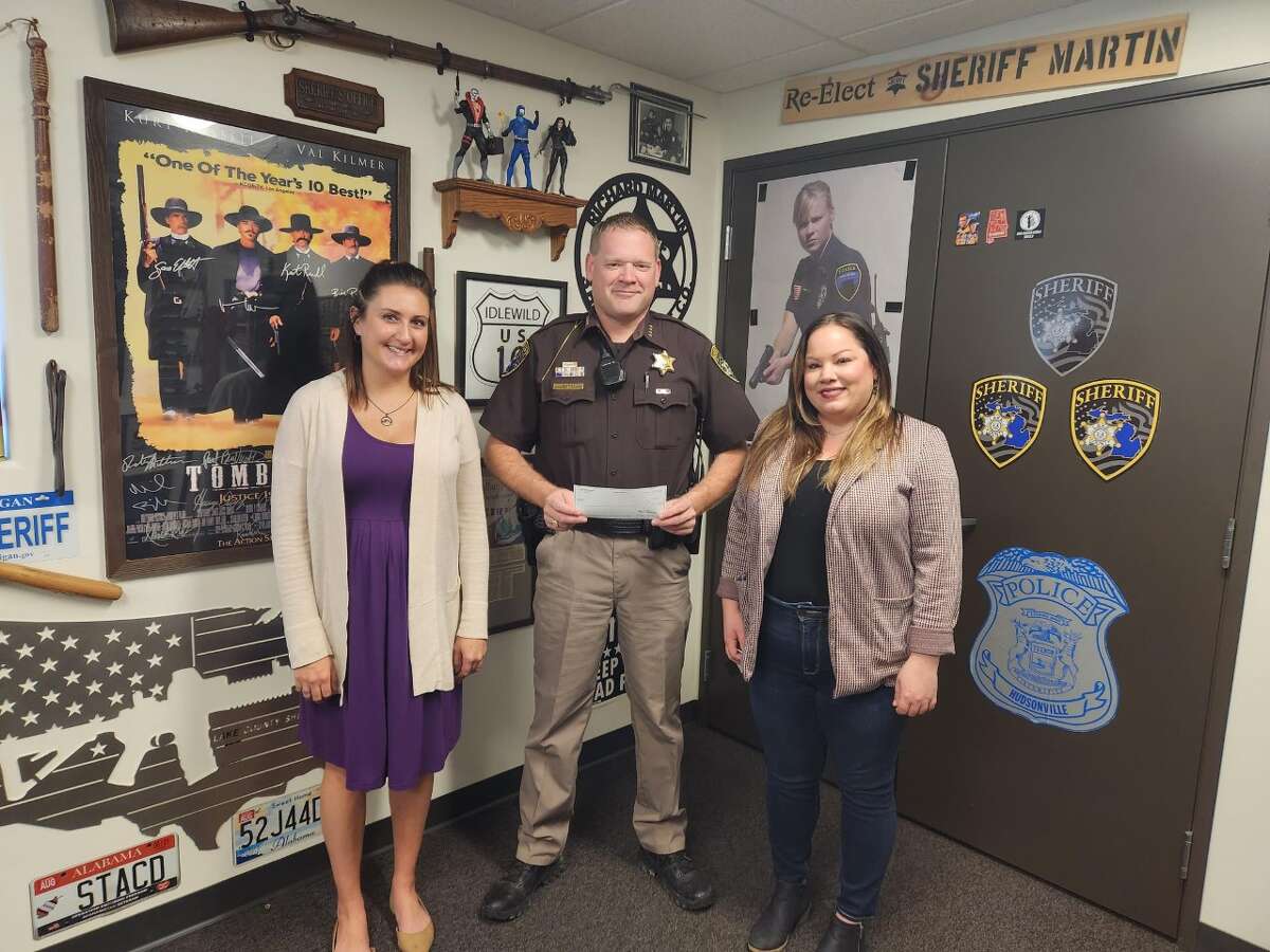 Lake County Sheriff Rich Martin presented a check for $1,000 to Communities Overcoming Violent Encounters (COVE) recently, as part of the ongoing LCSO Charitable Campaign to support local nonprofits.