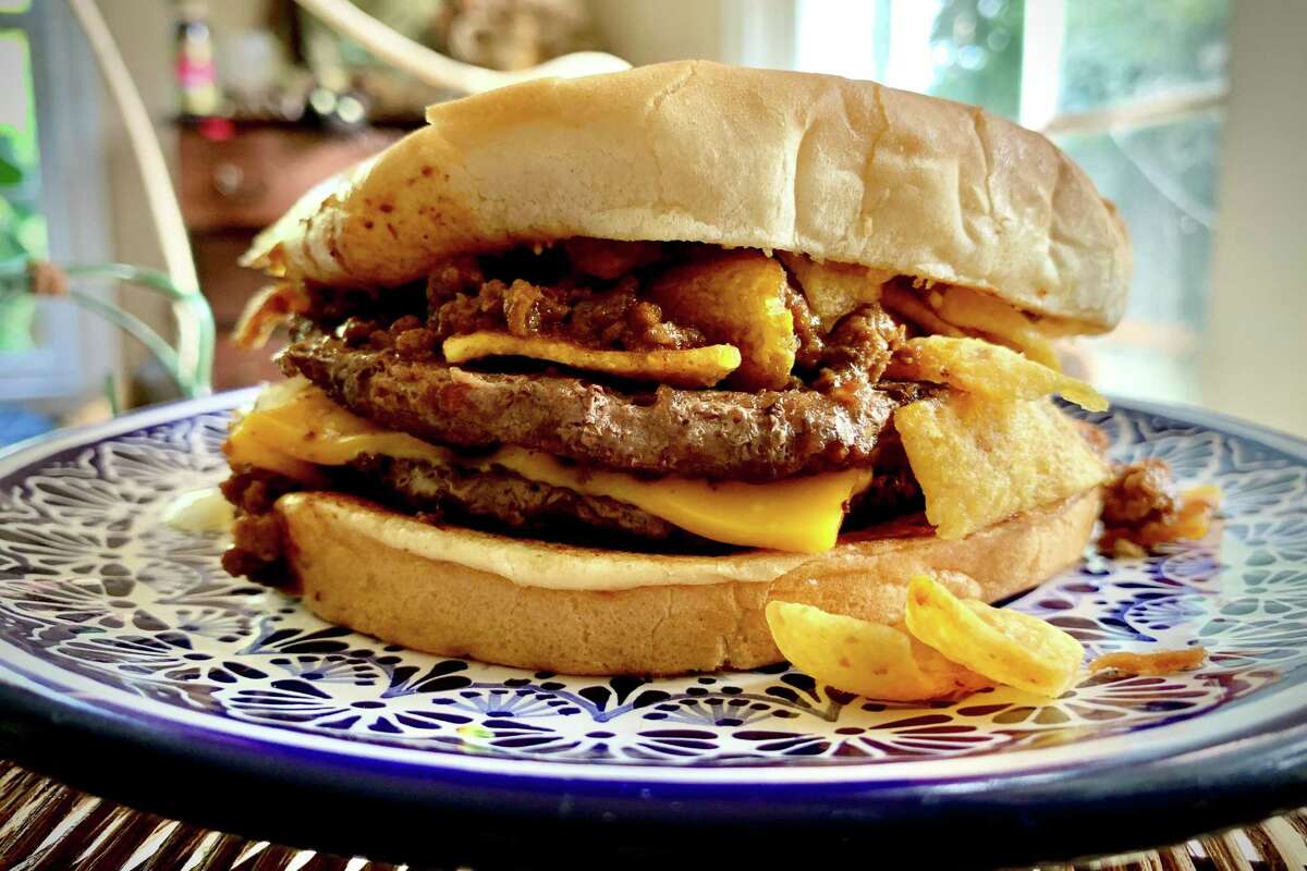 Story photo for 'Best Whataburger I've ever eaten': Alison Cook on the double chili cheeseburger with Fritos