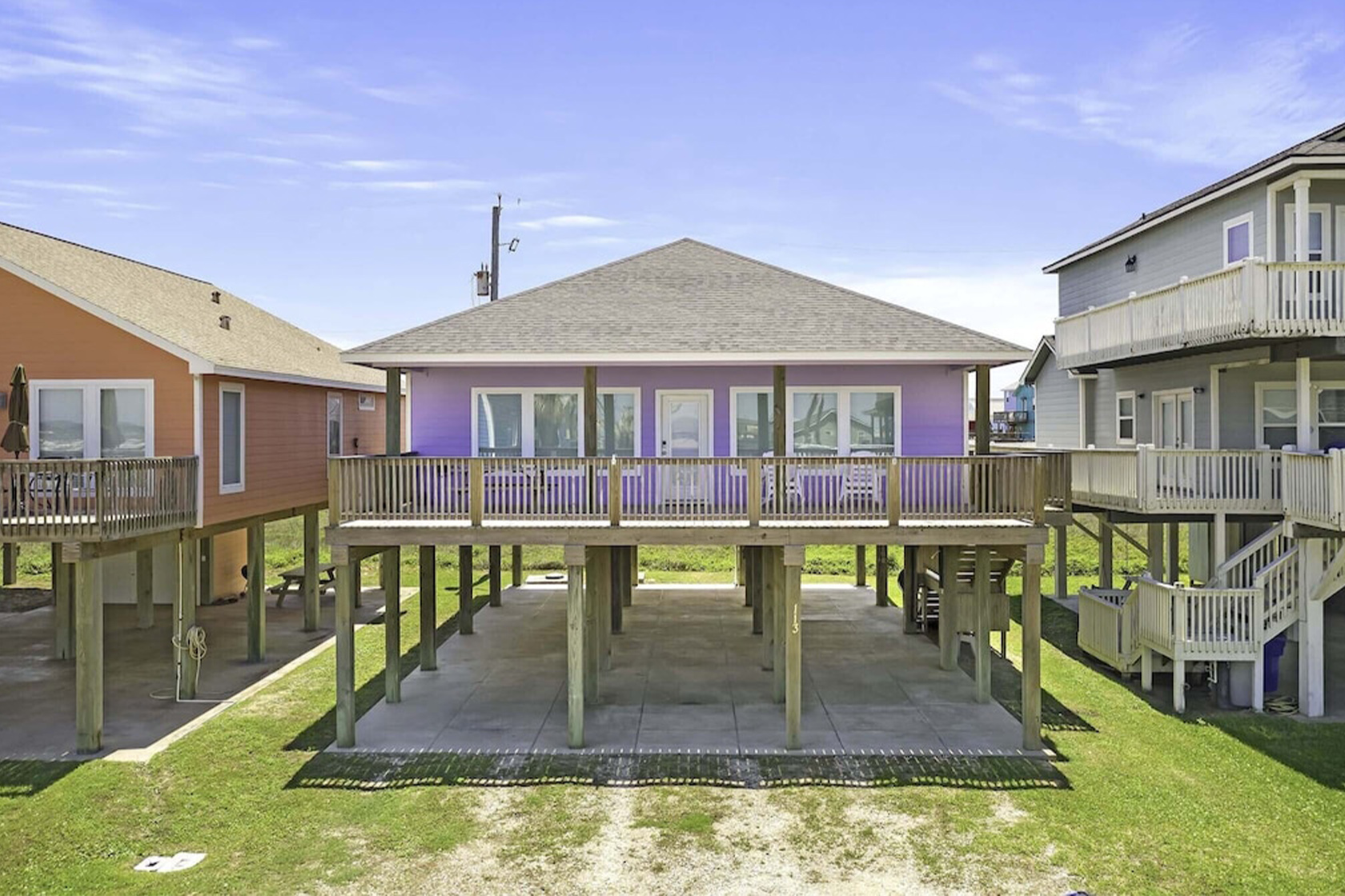 The Purple Pelican Vrbo rental offers a vibrant source of relaxation in ...