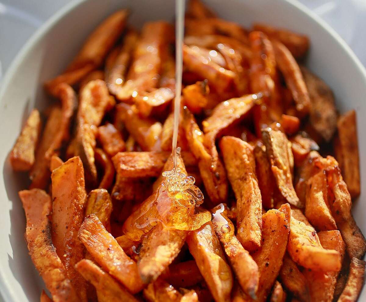 Sweet potato fries are photographed on Wednesday, Jan. 13, 2021. (Photo by Christian Gooden/St. Louis Post-Dispatch/TNS)