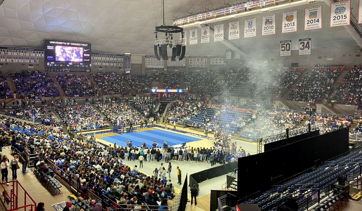 UConn men's, women's basketball First Night Gampel Pavilion