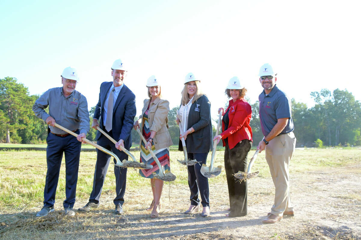 Tomball ISD holds a ground breaking ceremony on Oct. 10, 2022, for the Juergen Road Complex at 17702 Mueschke Rd., which will eventually house a new elementary, intermediate and high school.