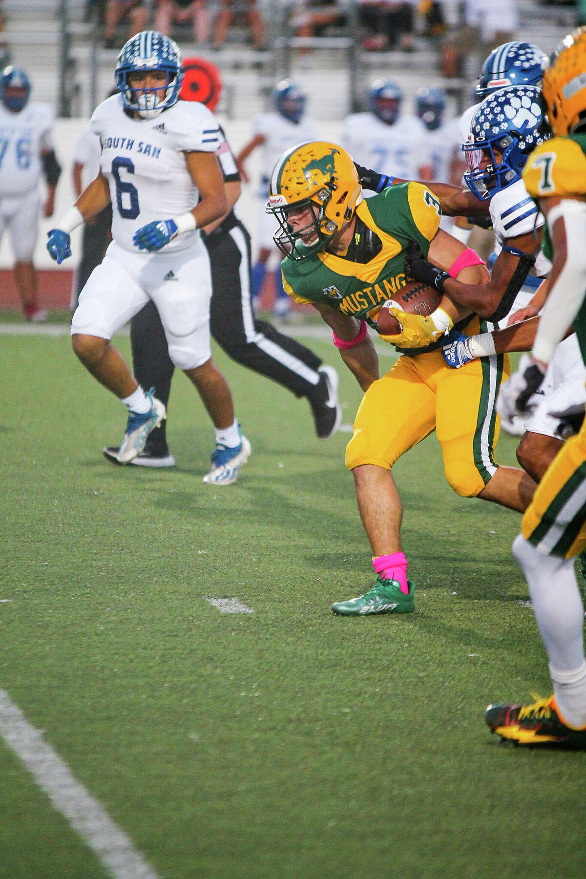 Running back Ben Limon rushed for five touchdowns in Nixon's win over South San Antonio on Friday.