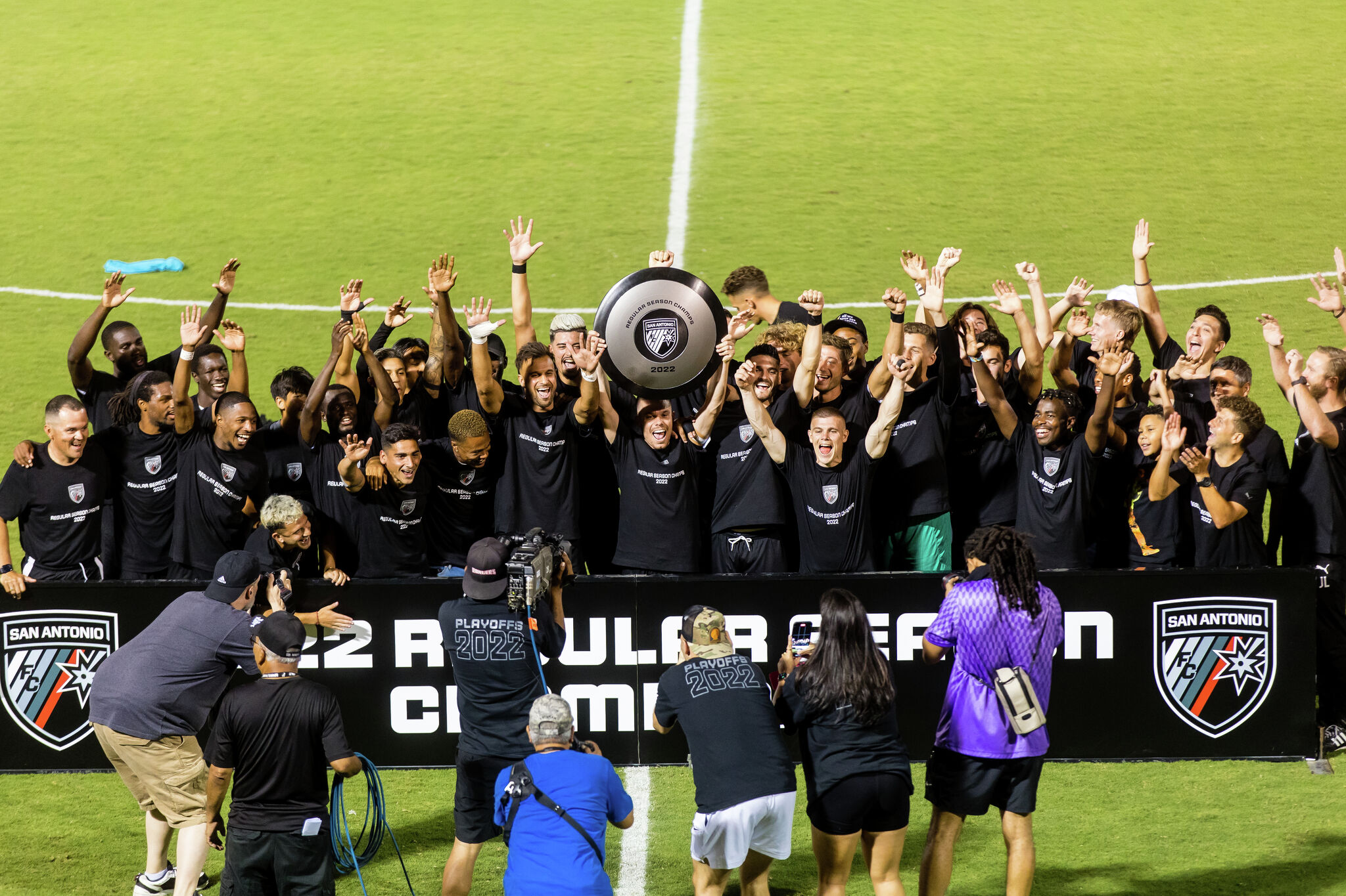 SAFC celebrates playoff-bid after record-breaking season