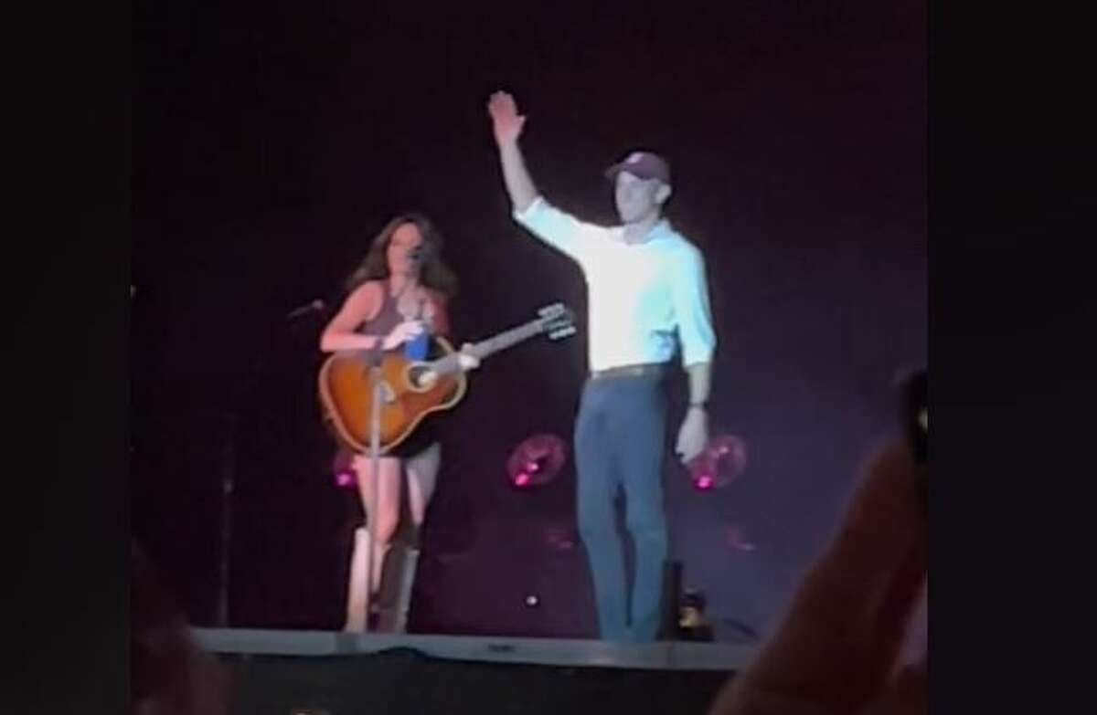 Beto O'Rourke made a cameo at Austin City Limits during the set for Kacey Musgraves on Sunday, October 16.