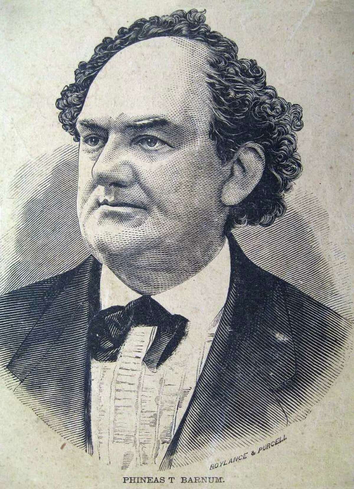 Phineas Taylor Barnum, 1810-1891, was born in Bethel but lived for most of his life in Bridgeport. He was also mayor of the city and was a key figure in establishing a number of city institutions, such as Bridgeport Hospital, the Bridgeport Hydraulic Co. and its public library. He is buried in Mountain Grove Cemetery. (Courtesy of the Bridgeport History Center at the Bridgeport Public Library)