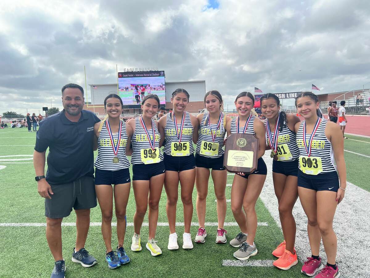 The Alexander girls' cross country team won the District 30-6A team title last Friday.