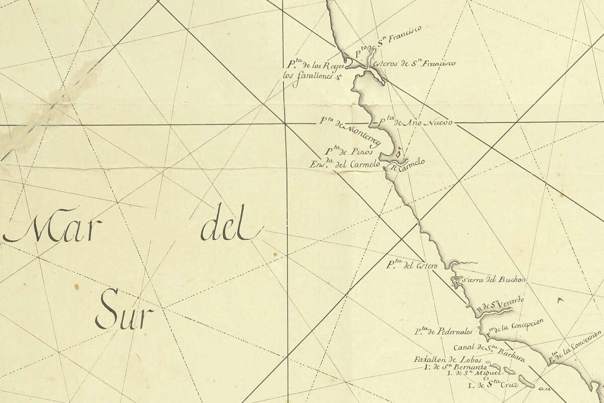 The First Map To Ever Depict The San Francisco Bay Area Heading To Auction