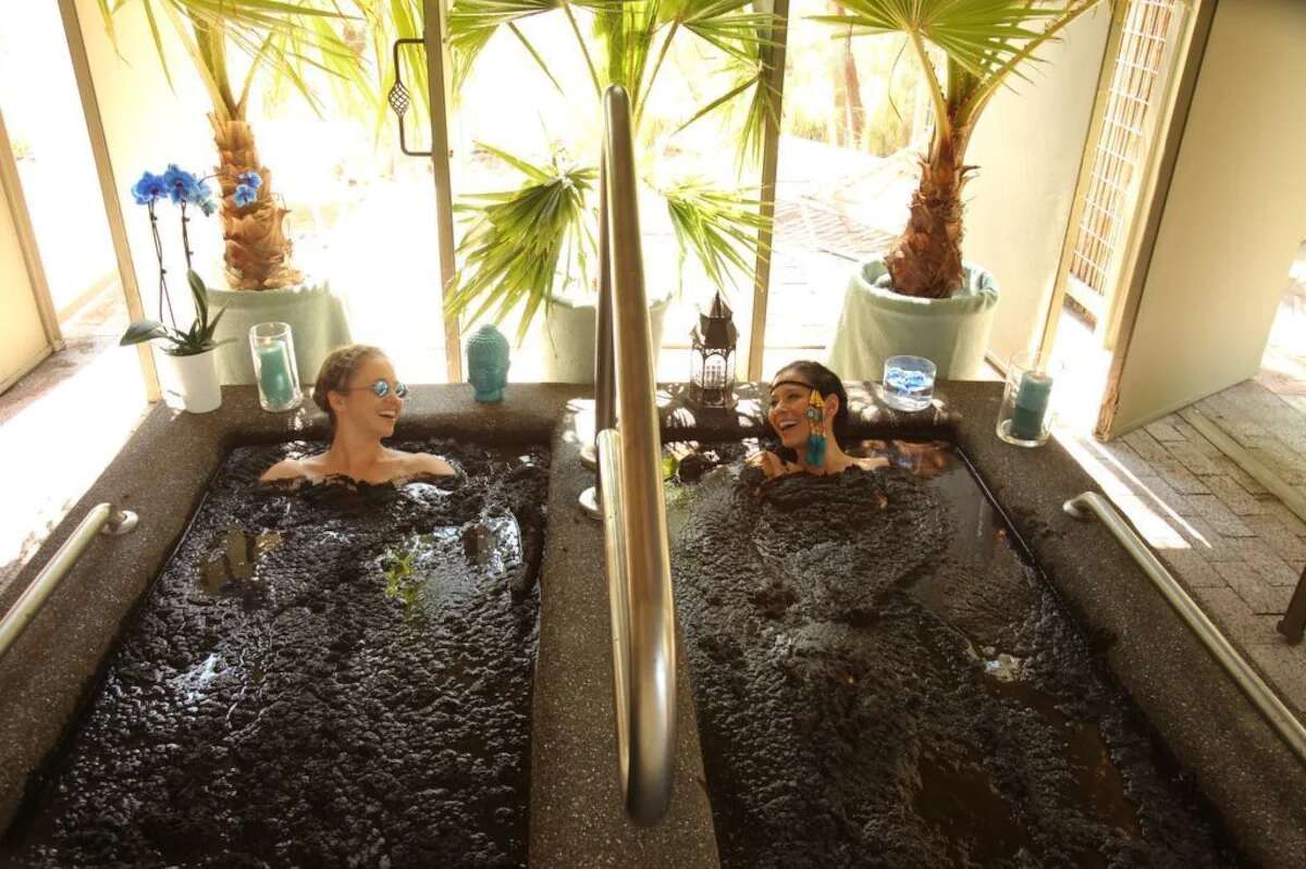 A couple's treatment room at the Two Bunch Palms Spa Resort in Desert Hot Springs, California