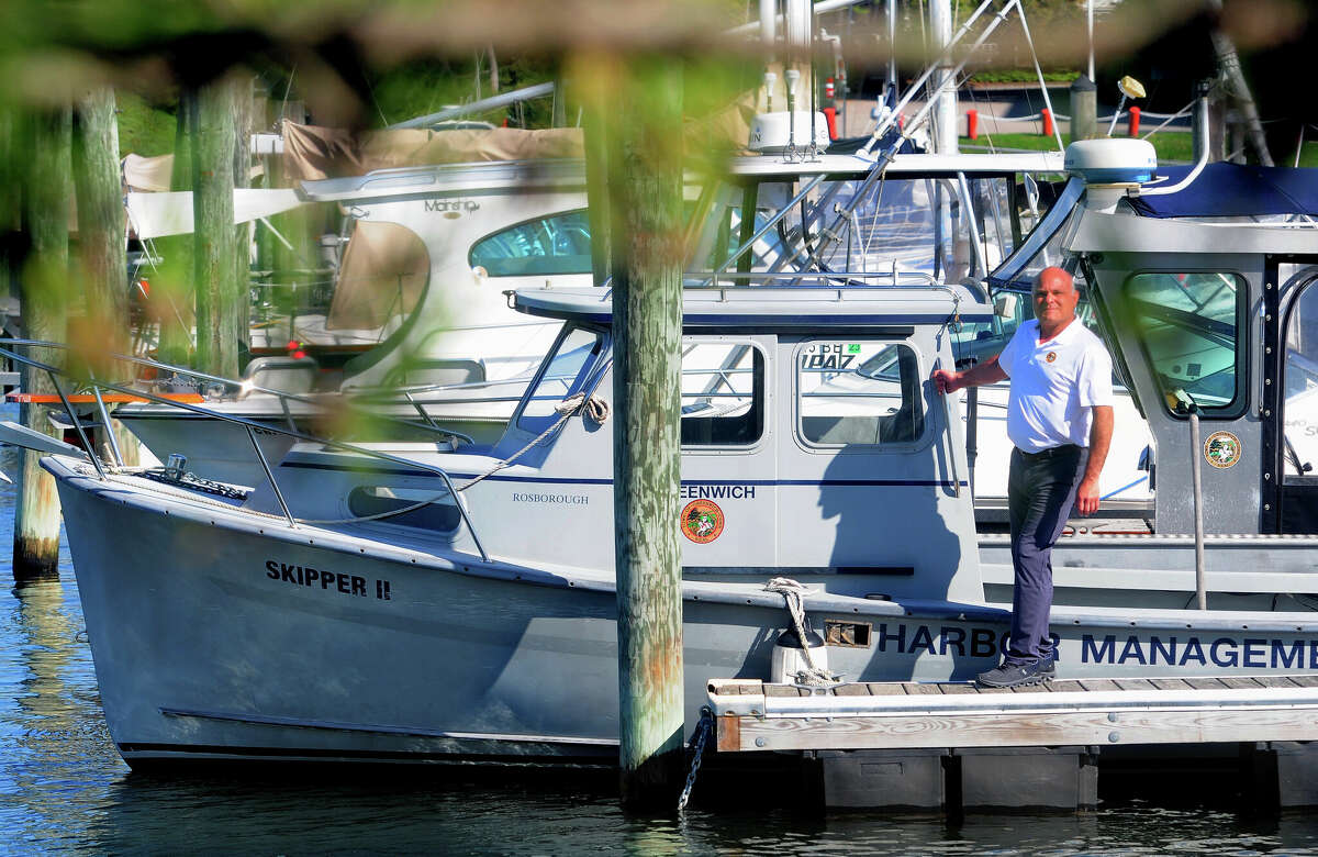 Greenwich's new harbormaster, Paul Cappiali, hits the water