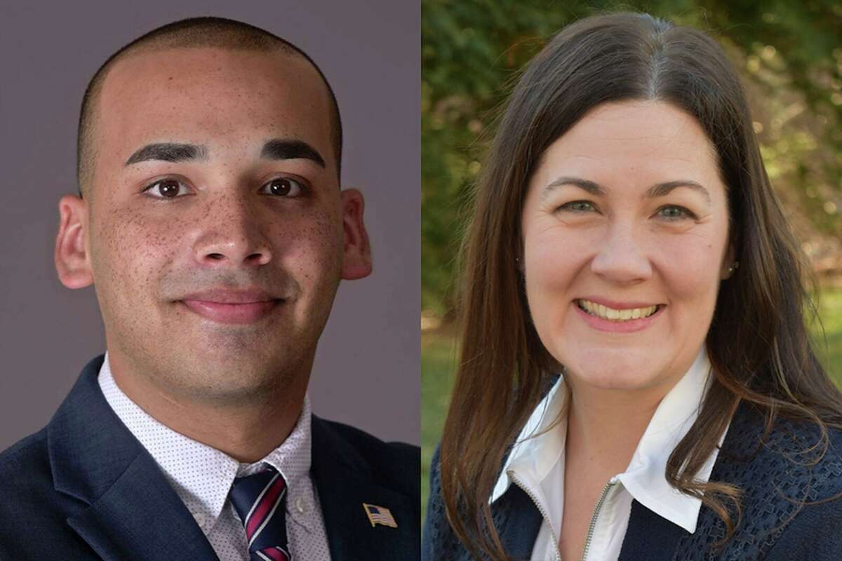 Democratic incumbent Raghib Allie-Brennan, left, and Republican Jenn Lewis, right, are running for the 2nd House District seat in November.