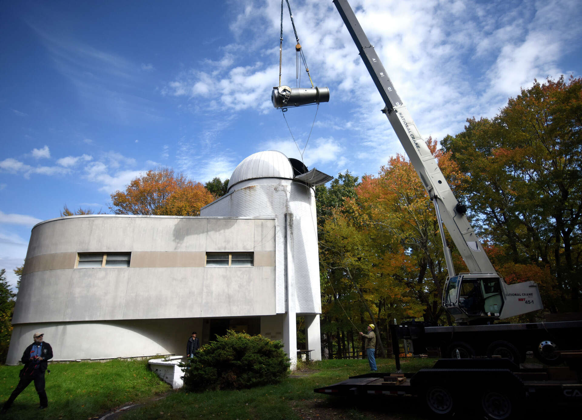 Stamford telescope removed, making way for new planetarium