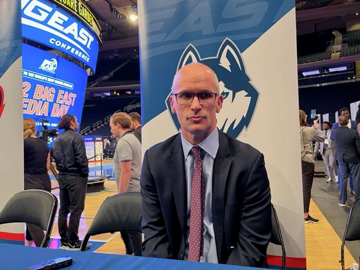 UConn Coach Dan Hurley At Big East Media Day