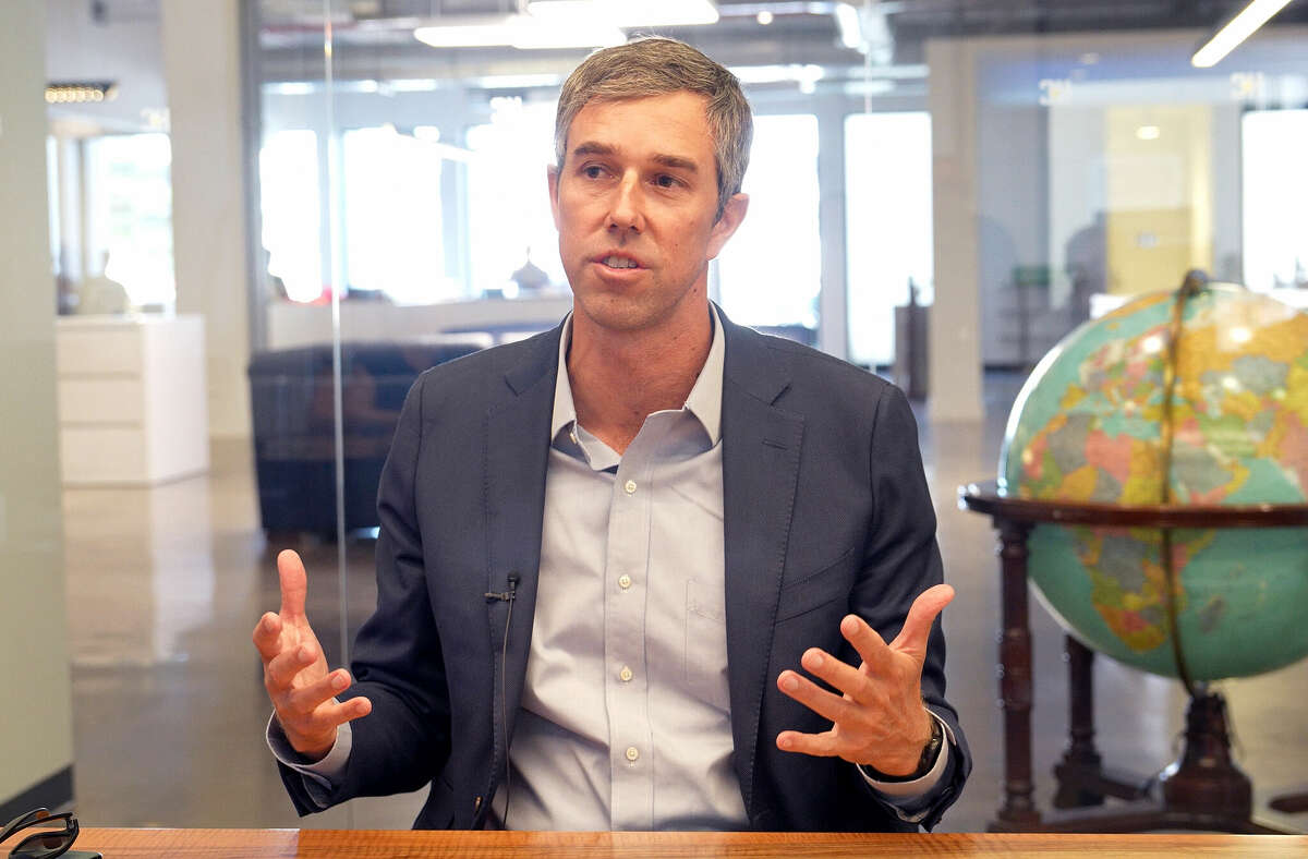 Challenger Beto O'Rourke sits down with the Houston Chronicle Editorial Board to discuss his candidacy for Texas Governor.