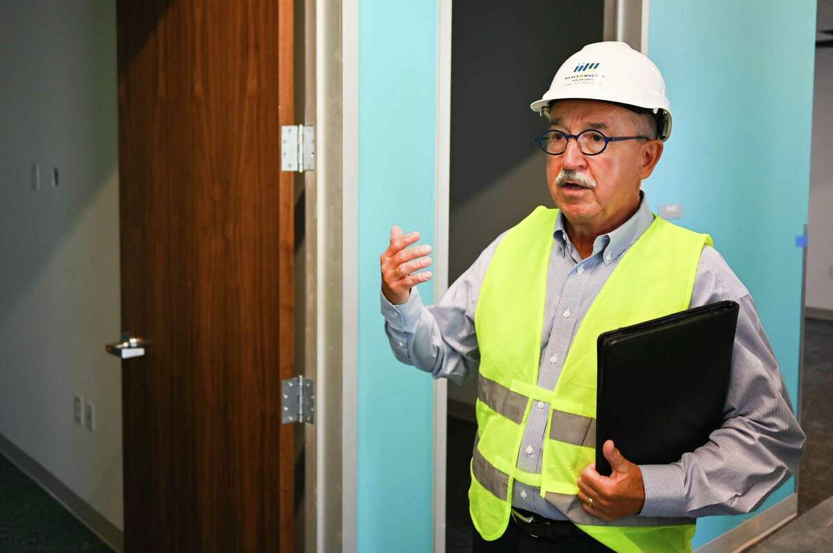 Meals on Wheels San Antonio CEO Vinsen Faris gives a tour of the nonprofit’s new 44,000-square-foot headquarters and operations building.