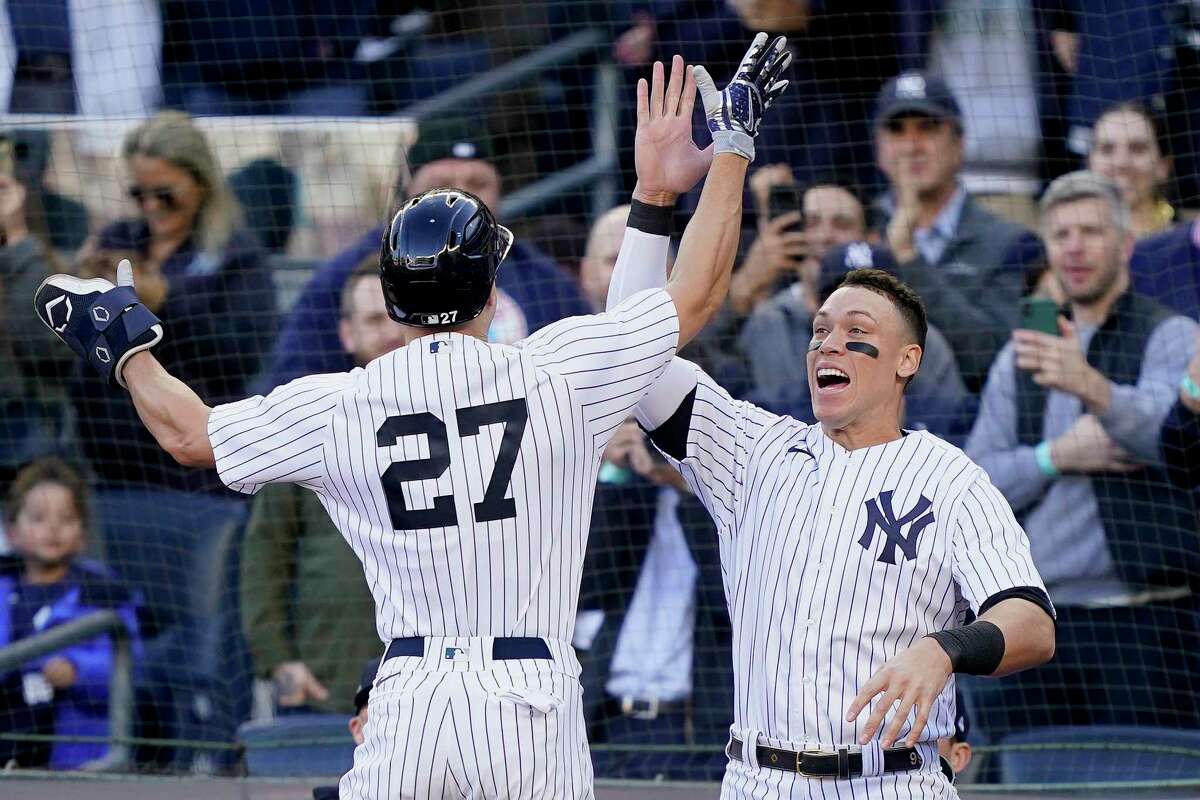New York Yankees OF Giancarlo Stanton Hits Home Run in 2022 All