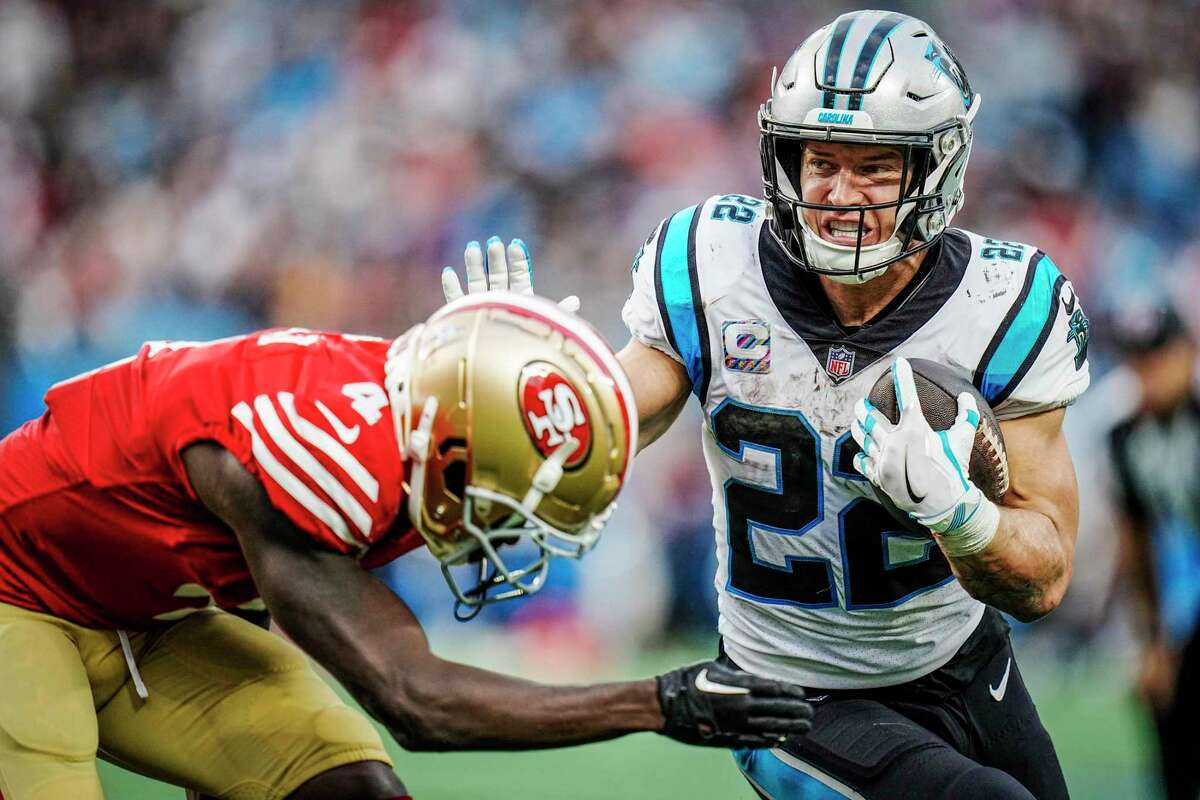 Creating Christian McCaffrey's new San Francisco 49ers jersey