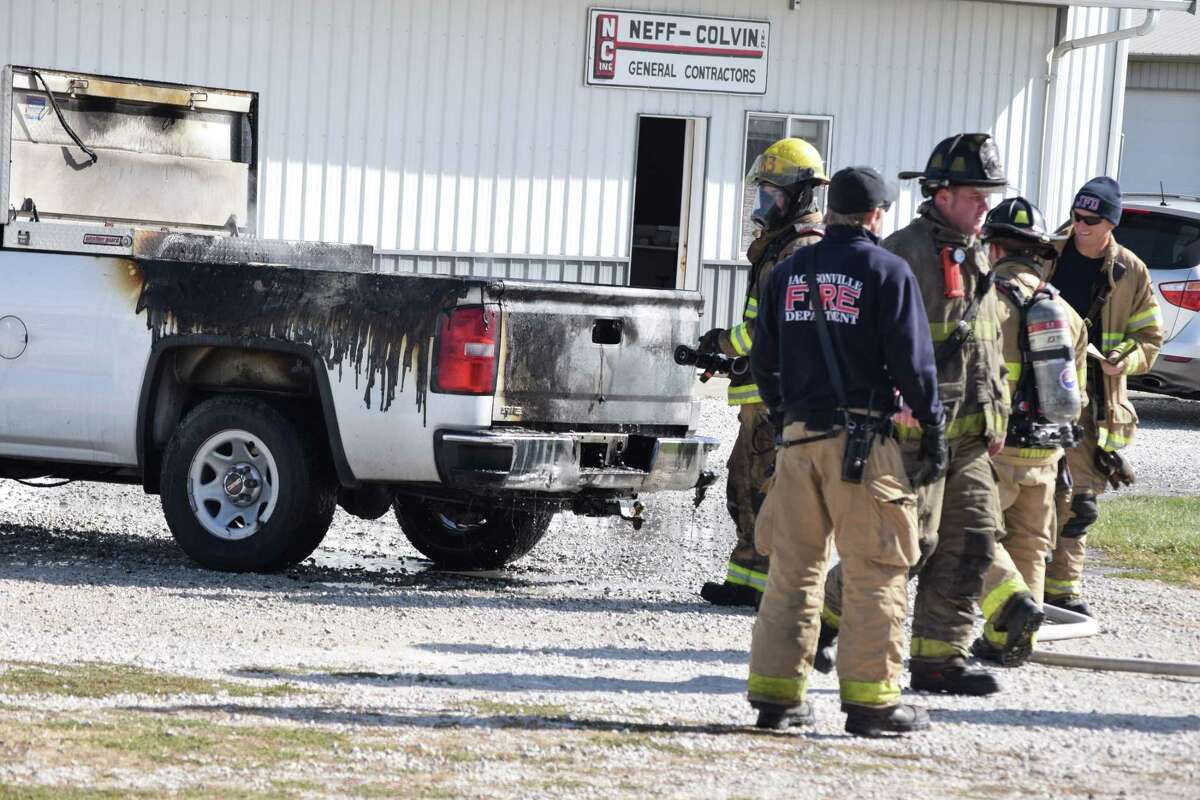 Jacksonville firefighters had a truck fire under control within minutes after a report of a truck on fire on Ankron Court.