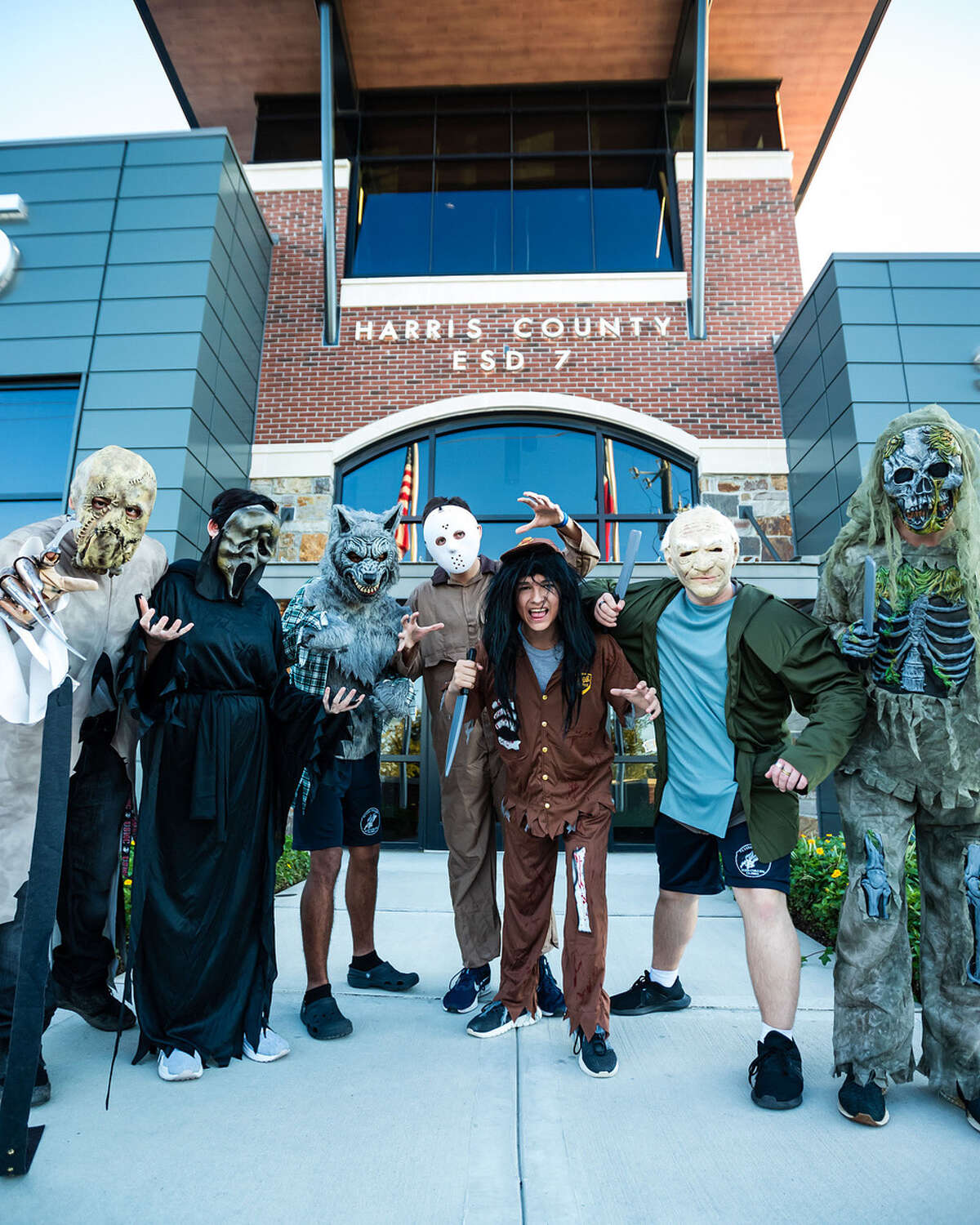 Spring Fire Station 75 haunted fire house 2019.