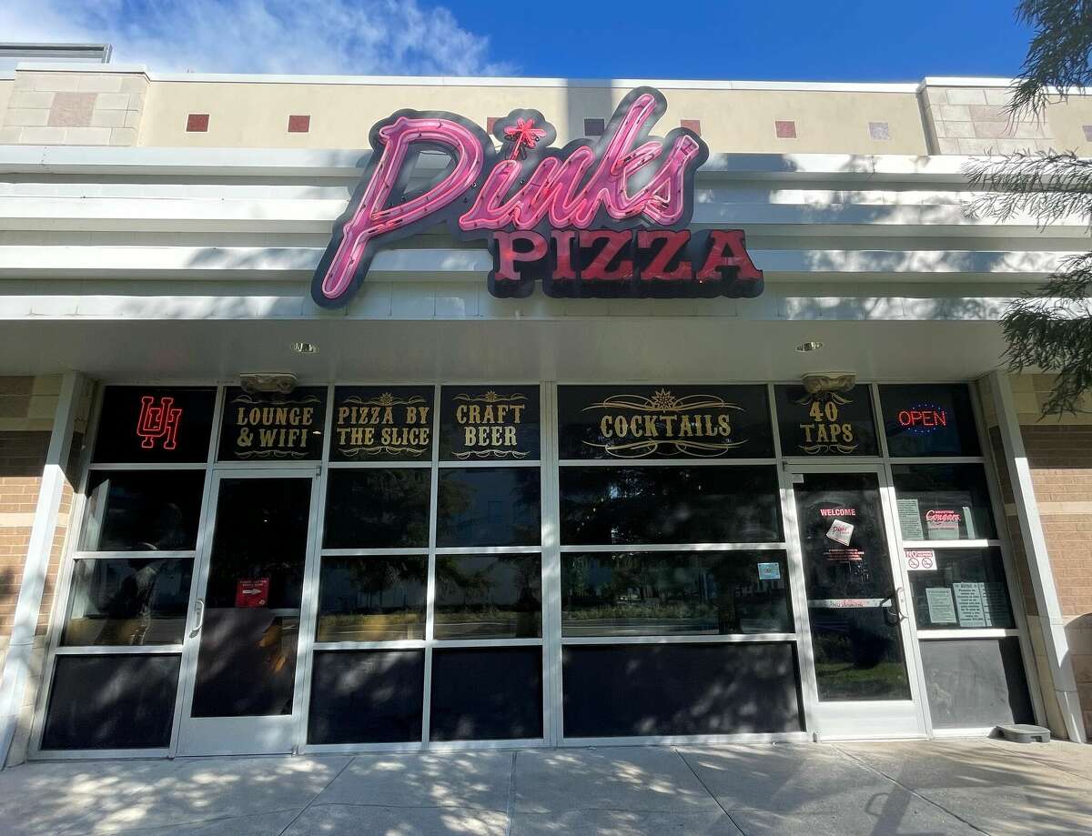 Pink's Pizza is a Houston classic, and you can watch the Cougars play here too.