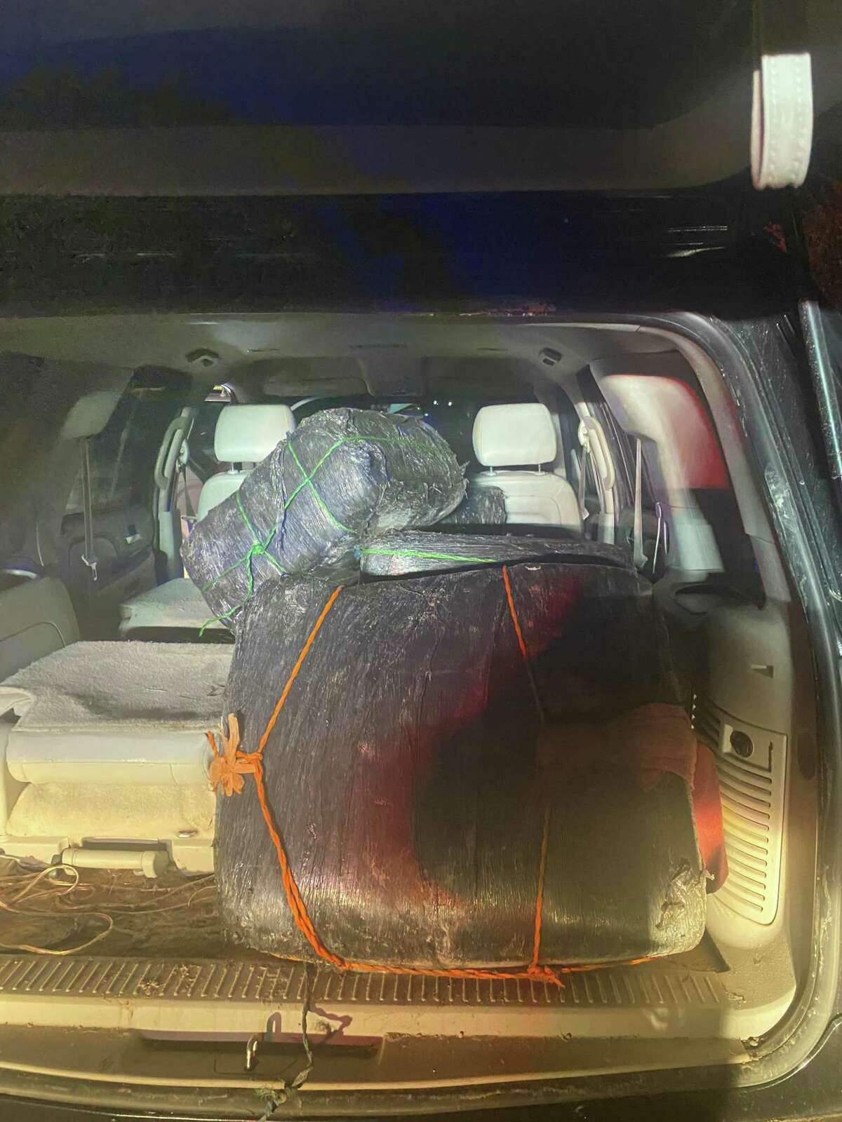 Four bundles of marijuana worth nearly $200,000 were seized after a failed smuggling attempt in Laredo on Wednesday, Oct. 19, 2022.