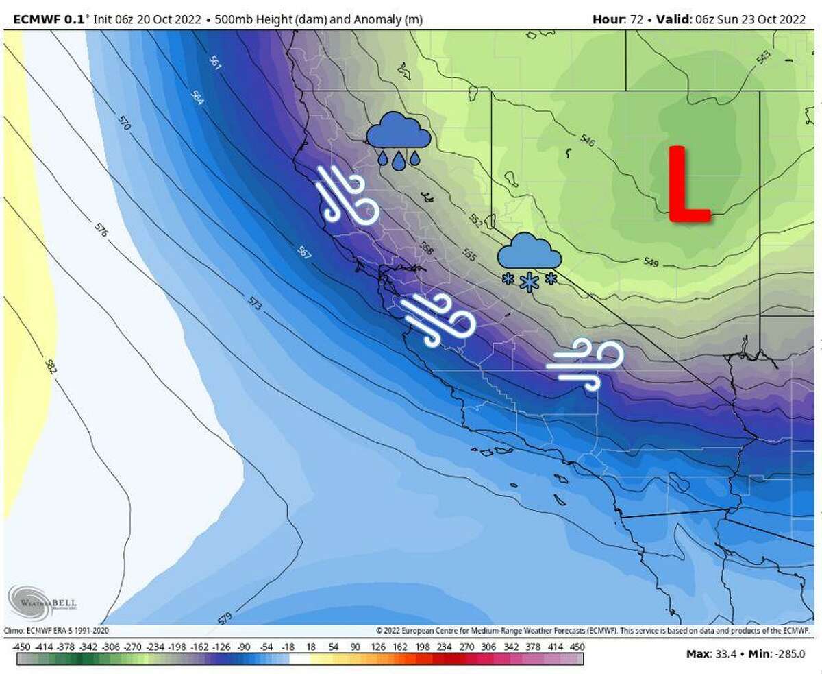 Bay Area forecast: Cooler weather, fog from ‘inside-slider’ storm