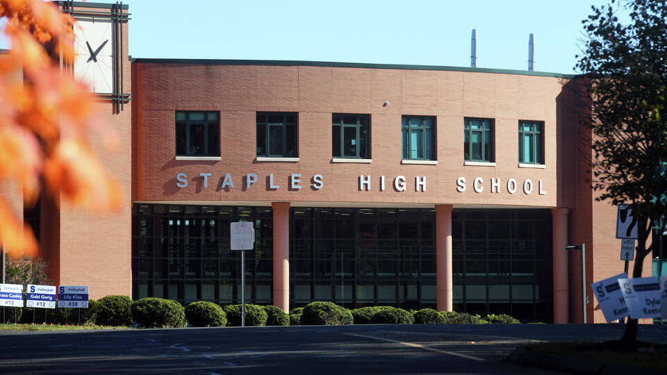 Staples High School, in Westport, Conn. Oct. 21, 2022.