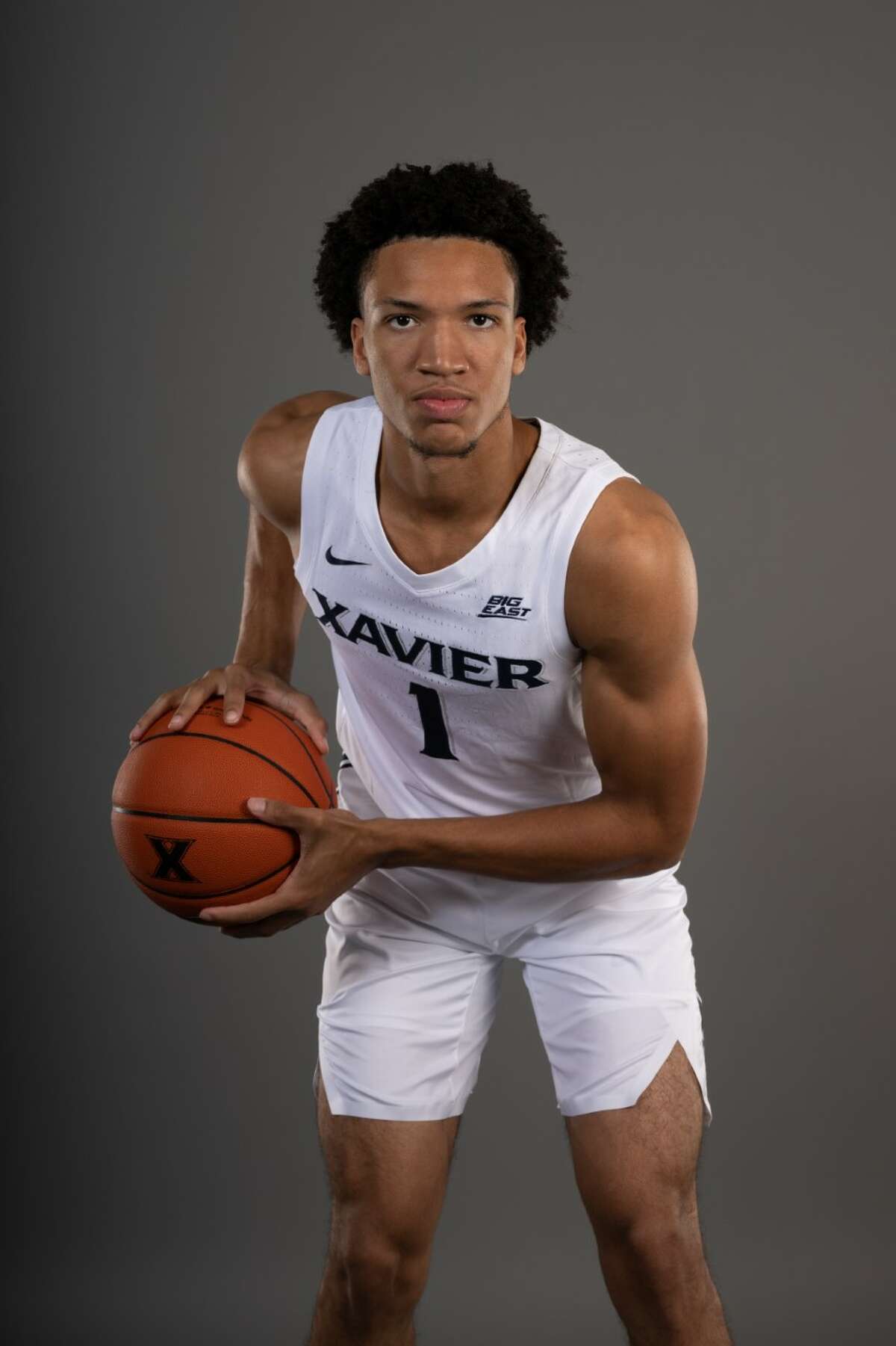 New Haven's Desmond Claude is fighting for the starting point guard spot at Xavier as a freshman this season.