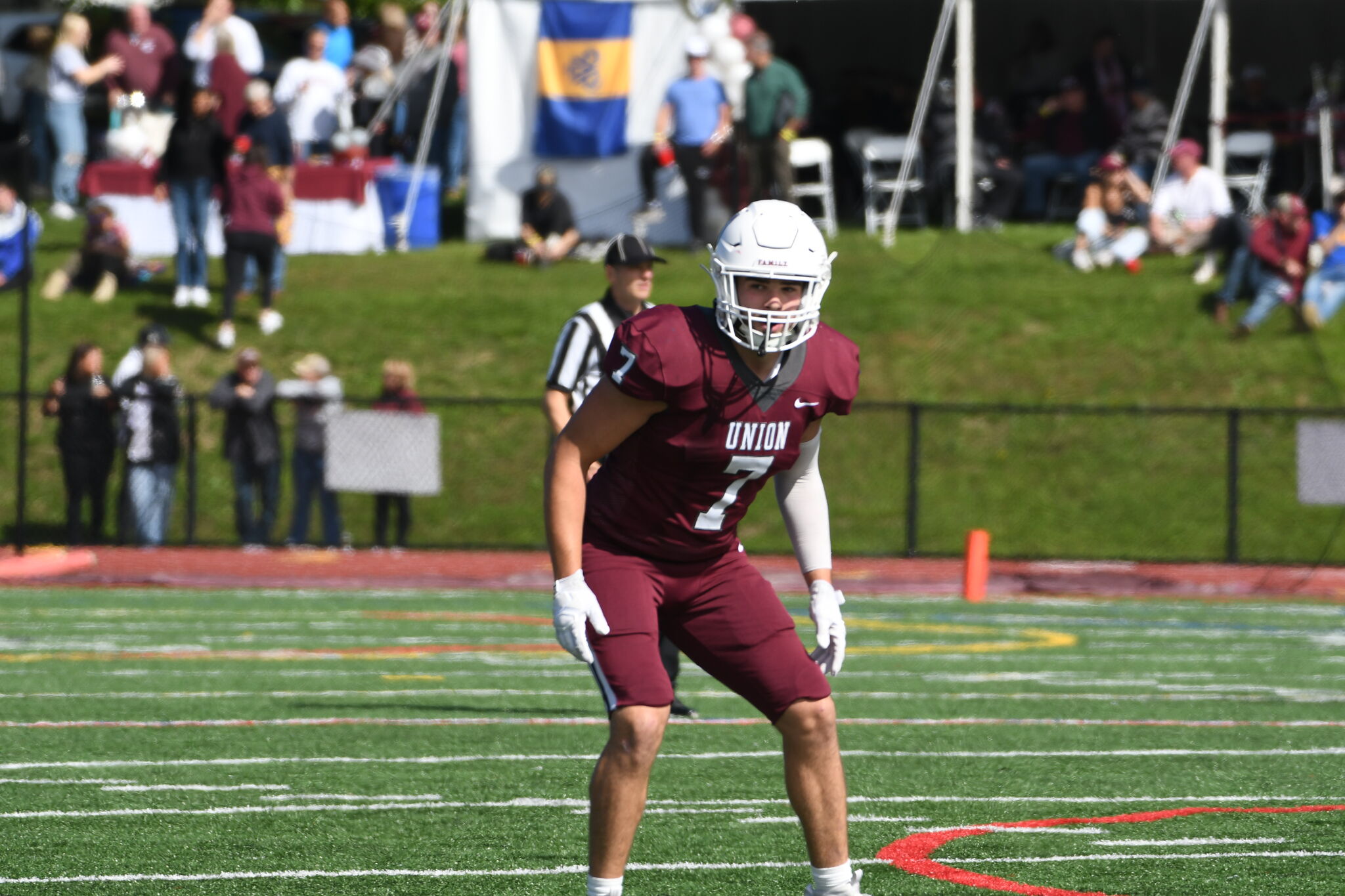 Union football's Spencer Goldstien excels as inside man