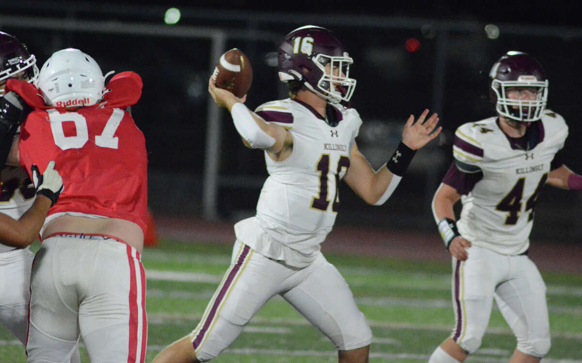Killingly Branford CIAC high school football game.