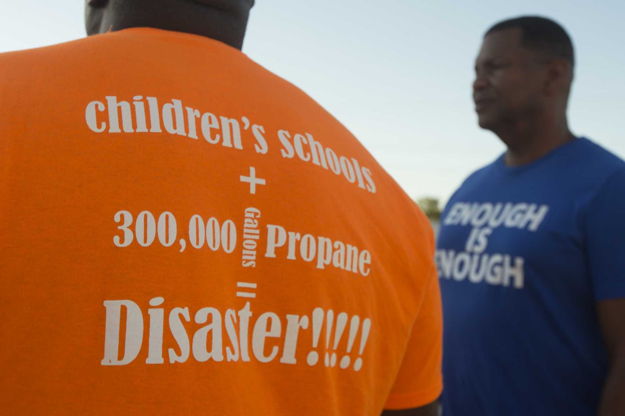 These neighbors lost their fight with CenterPoint then went to Austin to protect strangers from the same fate.
