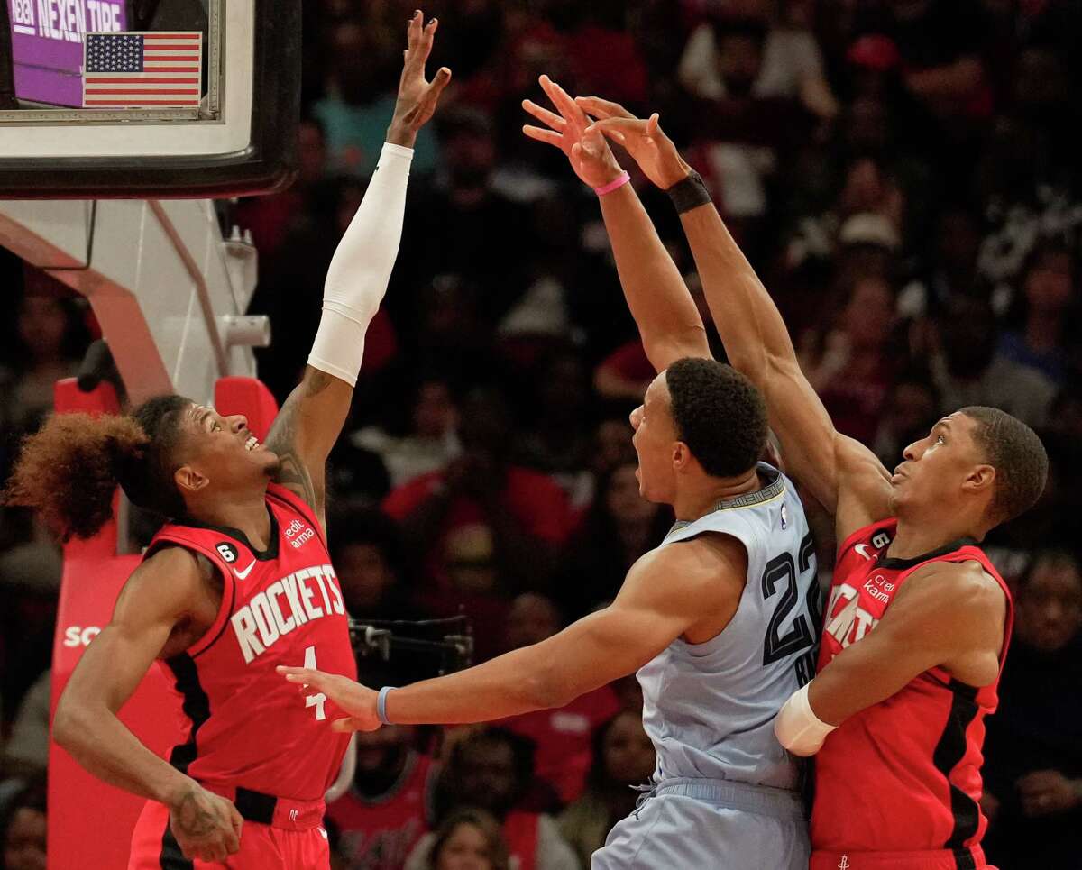 Twenty-five games into this season, the Rockets have seen the potential of young cornerstones Jalen Green (left) and Jabari Smith Jr., but also reminders of how long a process their rebuild will be.