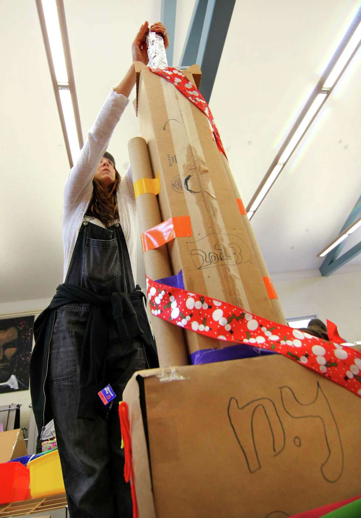 Photos Westover students create cardboard gocarts and more