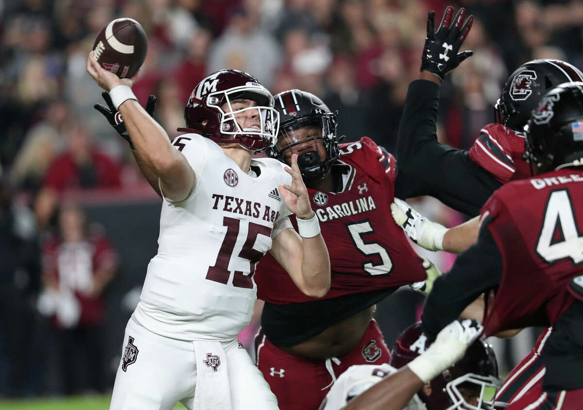 Texas A&M's Conner Weigman might make his first college start Saturday night.