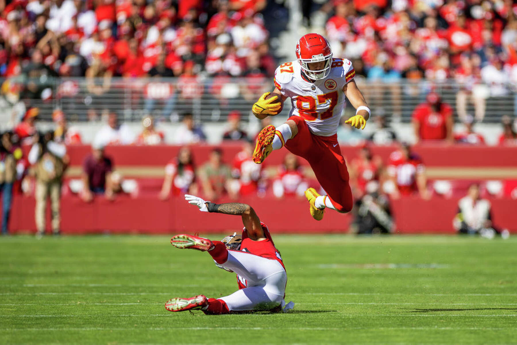 Chiefs destroy 49ers, but Kittle outshines Kelce on National Tight End Day