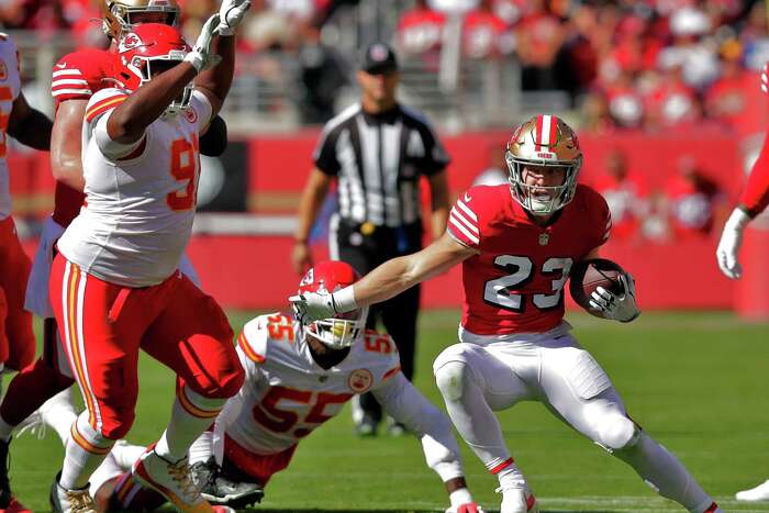 Chiefs 44, 49ers 23: McCaffrey debut is moot amid Kansas City TDs