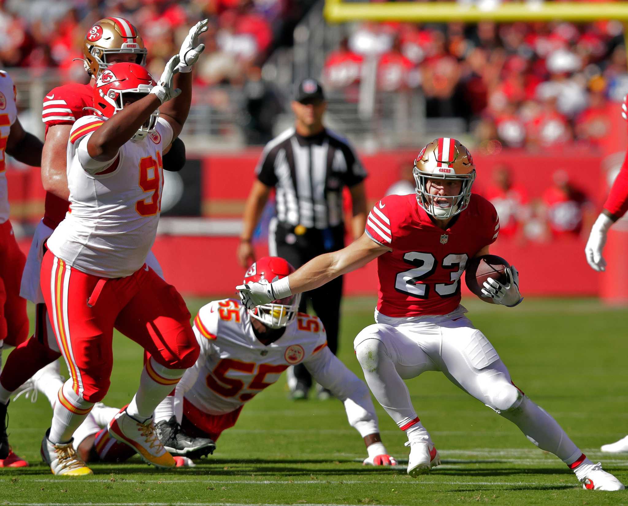 Routed by Chiefs, 49ers show how far they've fallen from past